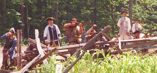 Indian attack on frontier farm