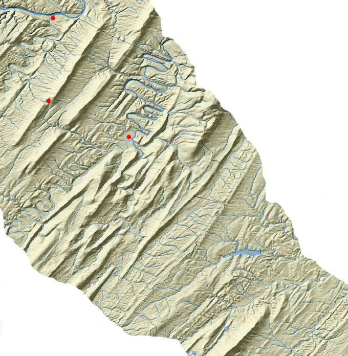 Enoch, Cox & Spring Gap camps