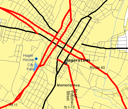 Map of Hagerstown - under construction